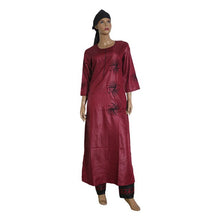 Load image into Gallery viewer, 3 pieces set 2019 fashion african clothing for women dresses pant scarf set bazin riche robe embroidery african clothes S2946