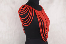 Load image into Gallery viewer, Dudo Jewelry 2019 Fashionable 100% Genuine Coral Beads Jewelry Set African Collar Necklace Edo Bridal Wedding Nigerian Jewellery