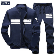 Load image into Gallery viewer, Sporting Suit Sweatshirt +Sweatpants Men Clothing Slim Male Tracksuit Hooded