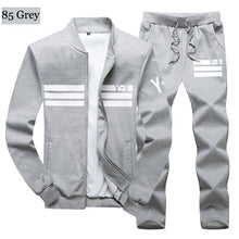 Load image into Gallery viewer, Sporting Suit Sweatshirt +Sweatpants Men Clothing Slim Male Tracksuit Hooded