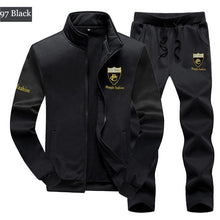 Load image into Gallery viewer, Sporting Suit Sweatshirt +Sweatpants Men Clothing Slim Male Tracksuit Hooded