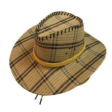 Load image into Gallery viewer, Handwork Summer Women Men Western Straw Cowboy Hat For Gentleman Wide Brim Boater Panama Jazz Hats Godfather Sombrero Cap