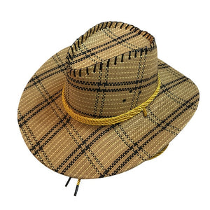 Handwork Summer Women Men Western Straw Cowboy Hat For Gentleman Wide Brim Boater Panama Jazz Hats Godfather Sombrero Cap